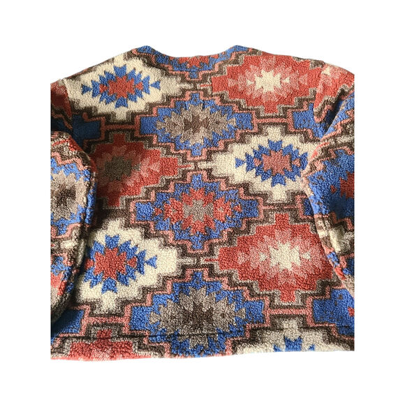 Girls of Dust Beach Jacket Teddy Fleece Ginseng Muticolor Size XS - Picture 7 of 8